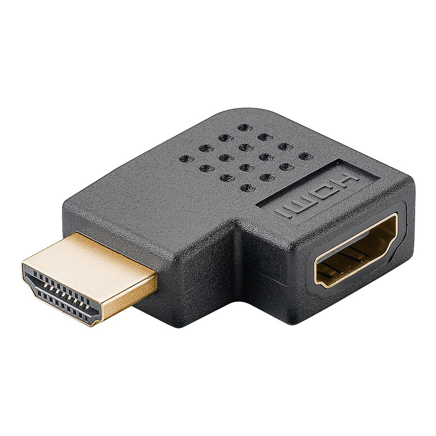 Goobay Adaptateur HDMI Coudé 90° Horizontal - 8K@60 Hz
