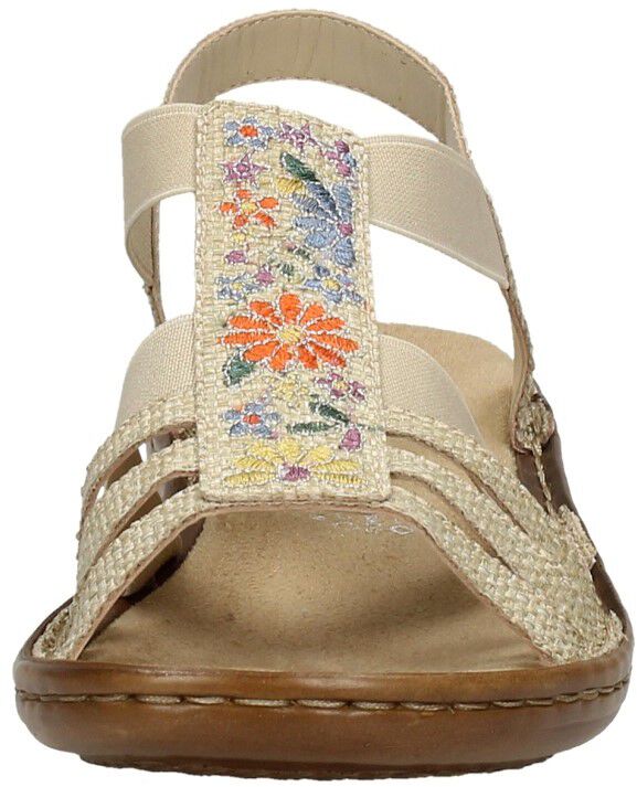 Rieker Sandalen Plat beige
