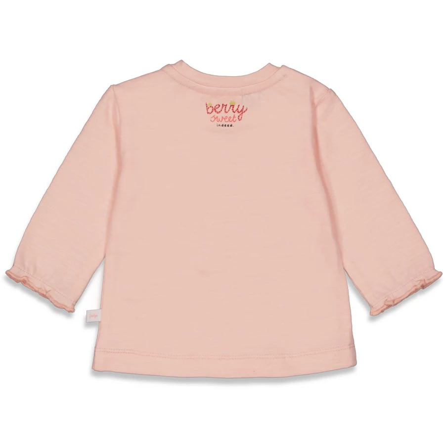 Feetje Langarmshirt Berry Sweet Rosa