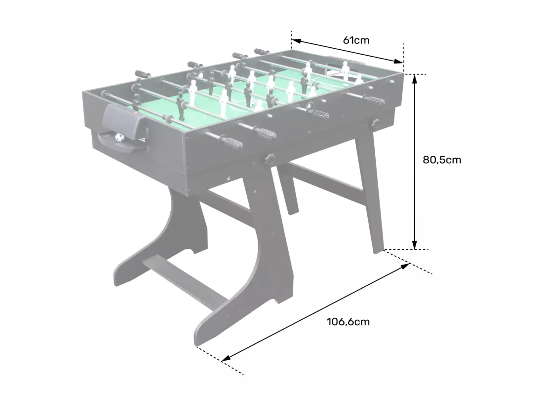 Table multi-jeux 4 en 1 - HAPPY GARDEN