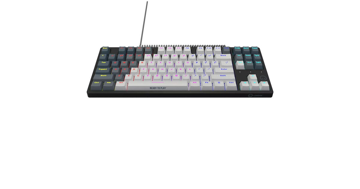 LORGARAzar 514TKL, gaming toetsenbord  (Wit, US lay-out, LOGAR Dream, TKL, RGB)