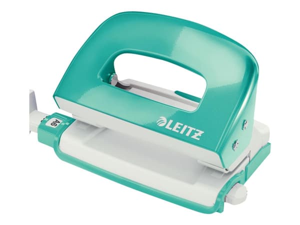Leitz WOW NeXXt - Hullstanser - 10 ark / 1 mm - metall - isblå