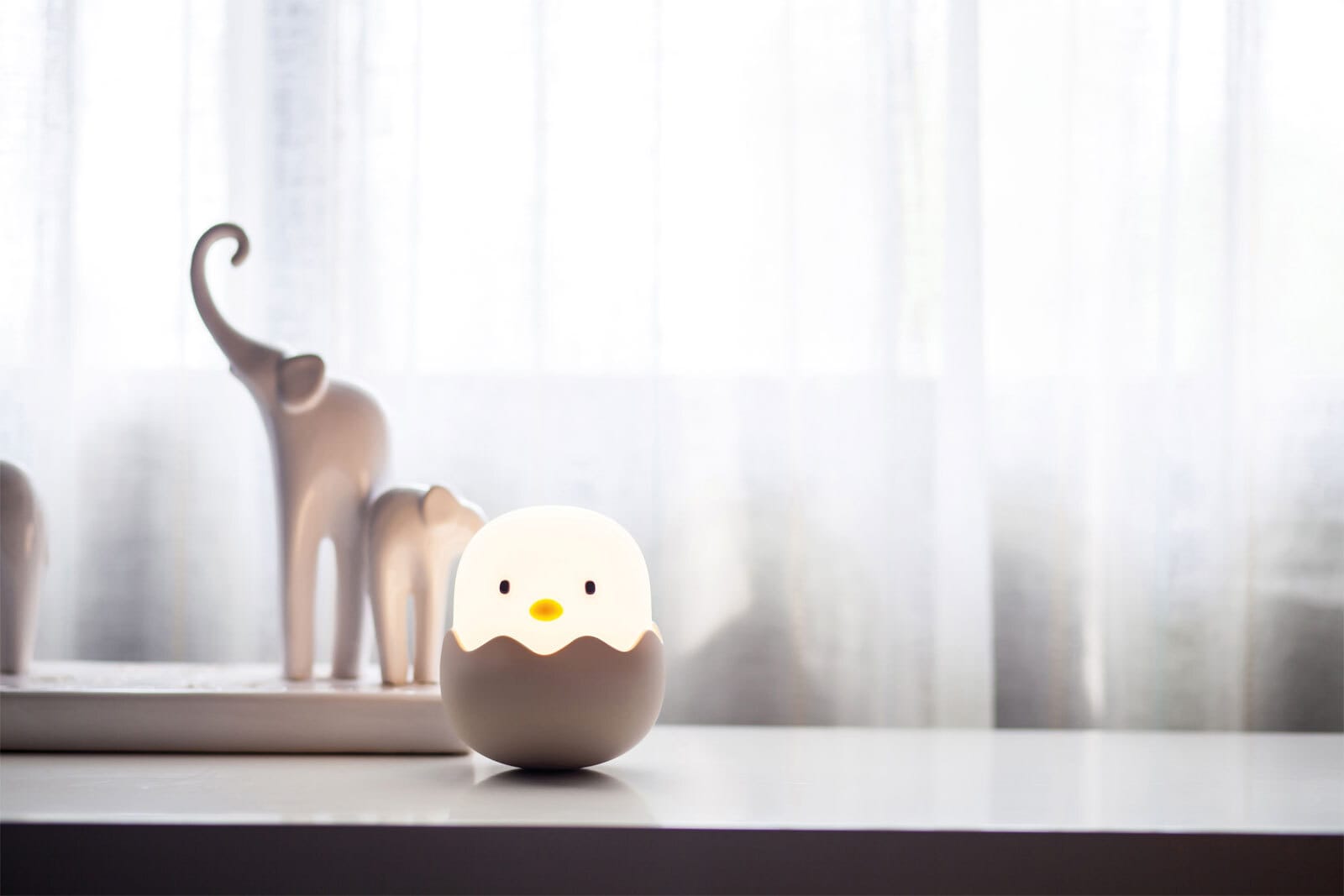 niermann LED Nachtlicht Küken Eggy Egg