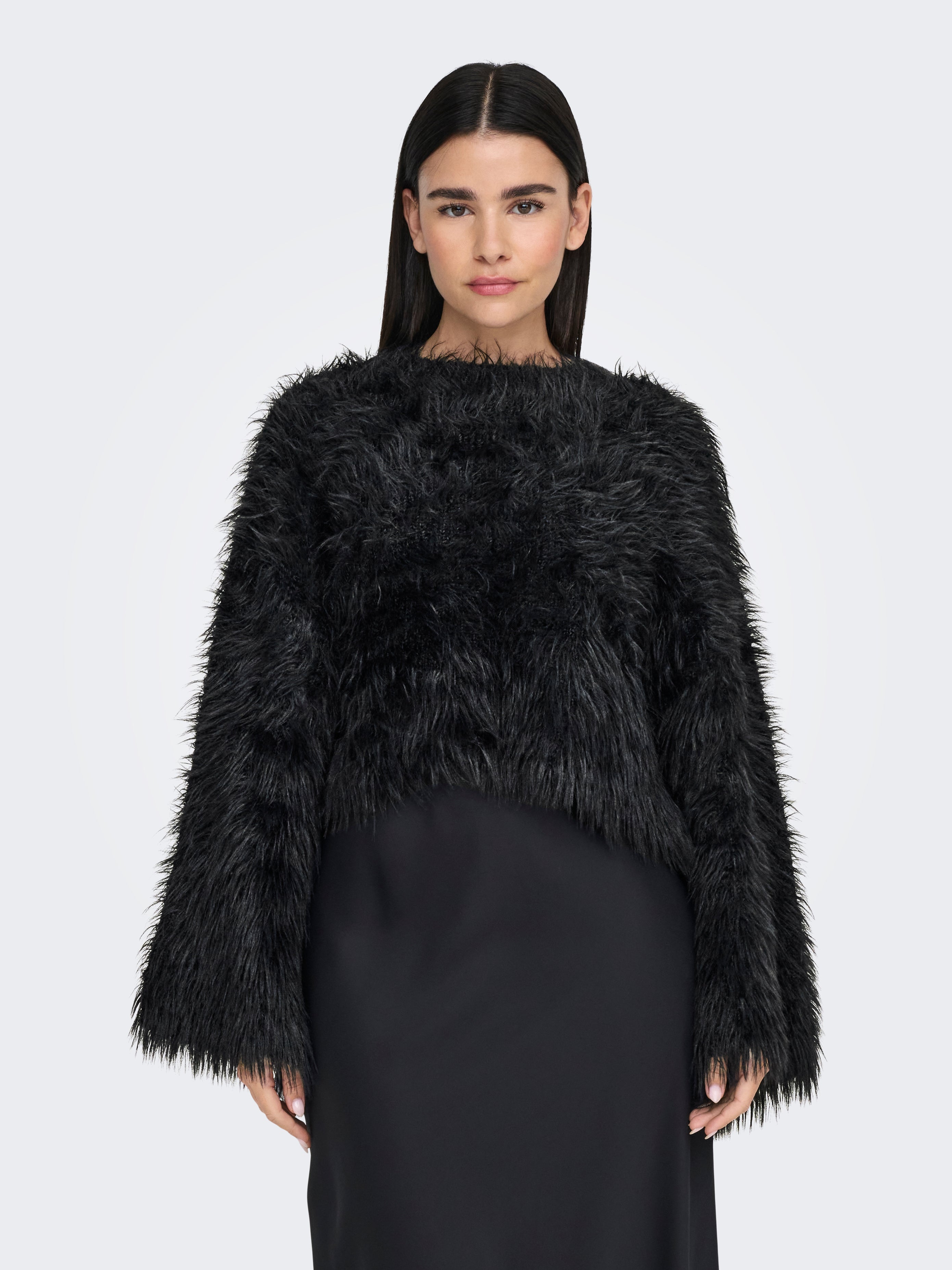 ONLFIONA Strickpullover Black