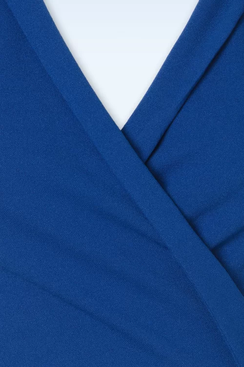 Vintage Chic for Topvintage Gigi pencil jurk in koningsblauw