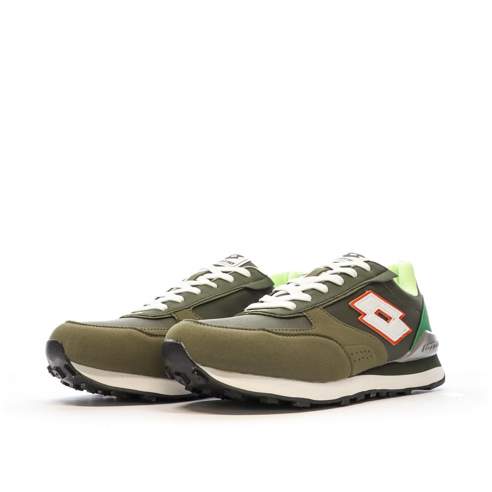 Lotto Baskets Kaki/Blanche Homme Lotto Twenty 5