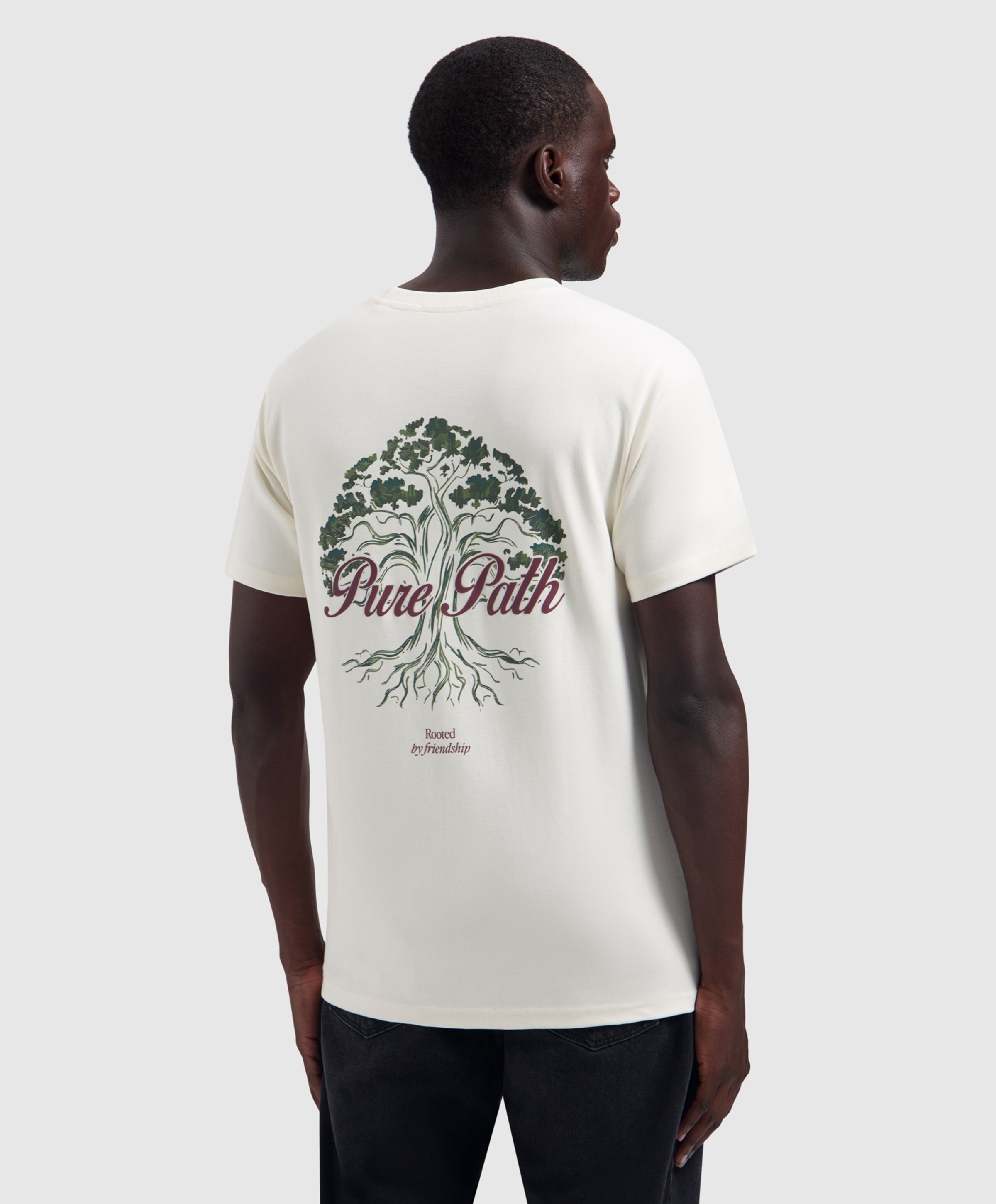 Pure Path Heren T-shirt ecru