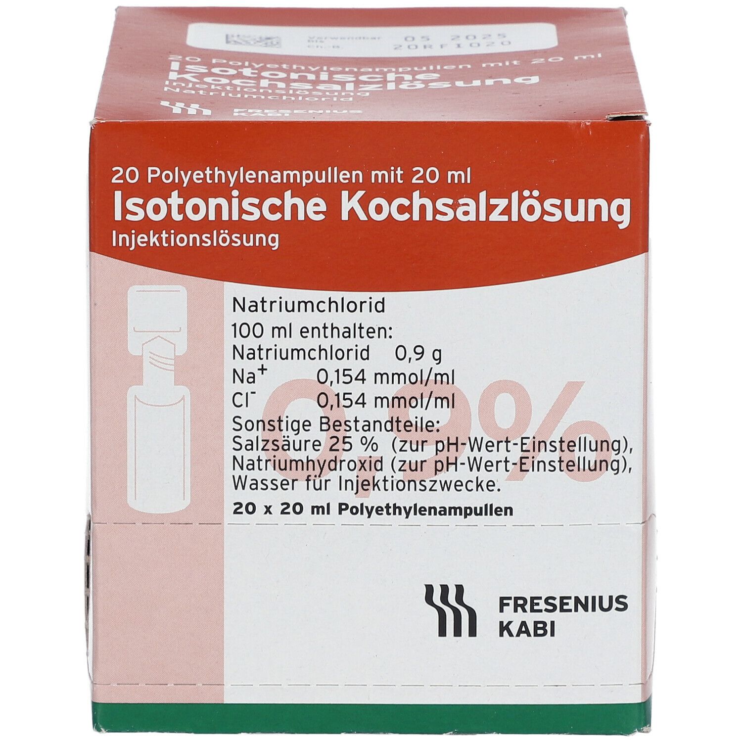 Isotonische Kochsalzlösung 0,9%