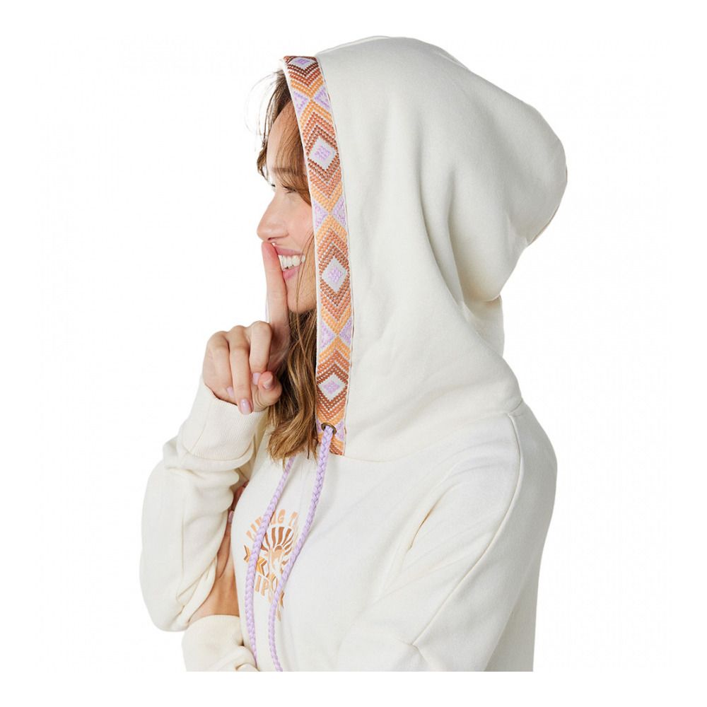 Rip Curl MIKROS FLEECE - Sweat Femme beige