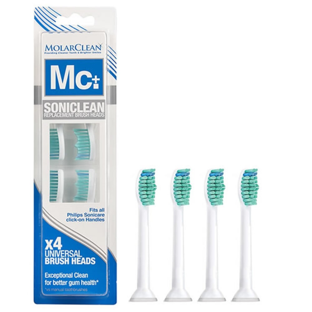 Molarclean Philips Opzetborstels 4 stuks