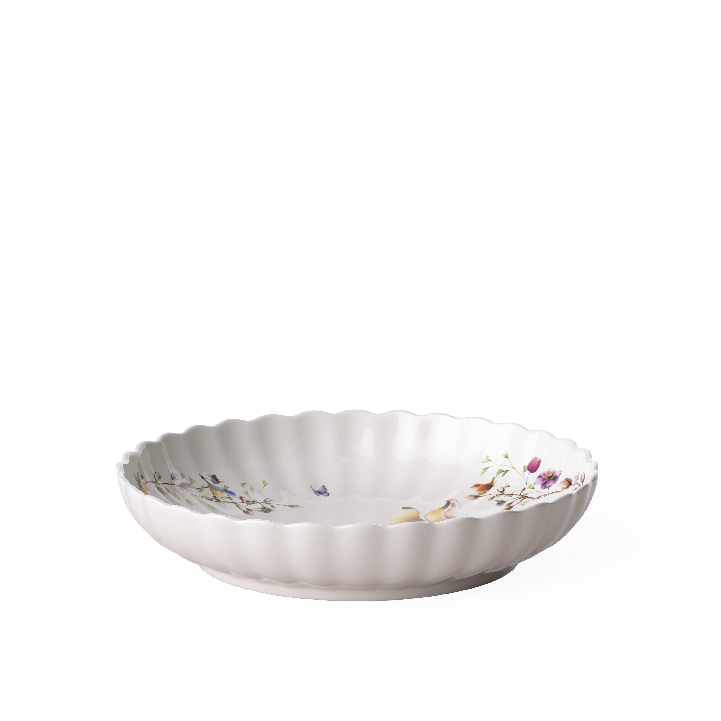 Spring Fantasy Dessert bowl Green, 23.7 oz, Premium Porcelain