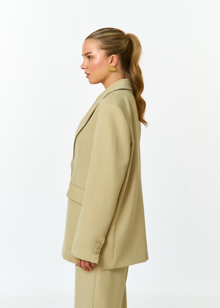 Audrey oversized blazer salie groen
