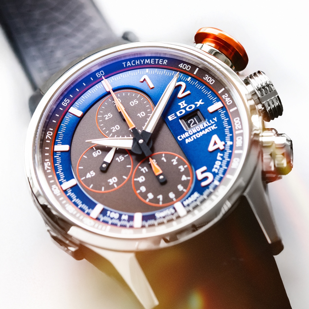 Edox Chronorally Automatic Chronograph
