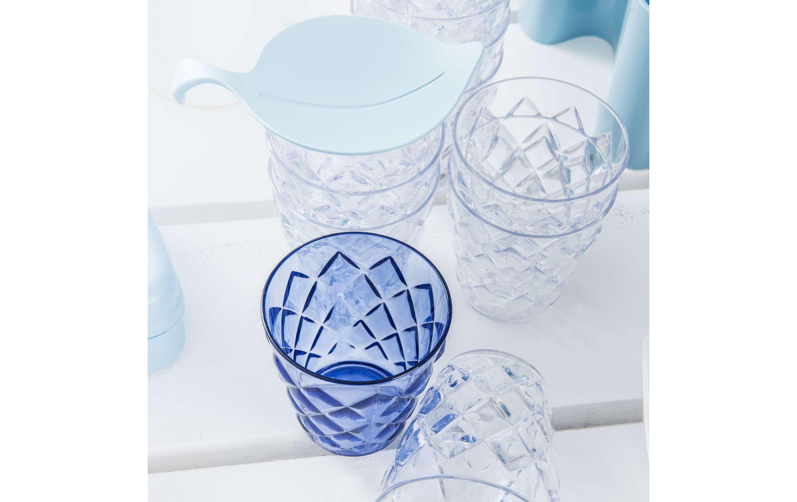 Trinkbecher Crystal S 200 ml, 1 Stück, TransparentBecher mit Diamantschliff-Optik