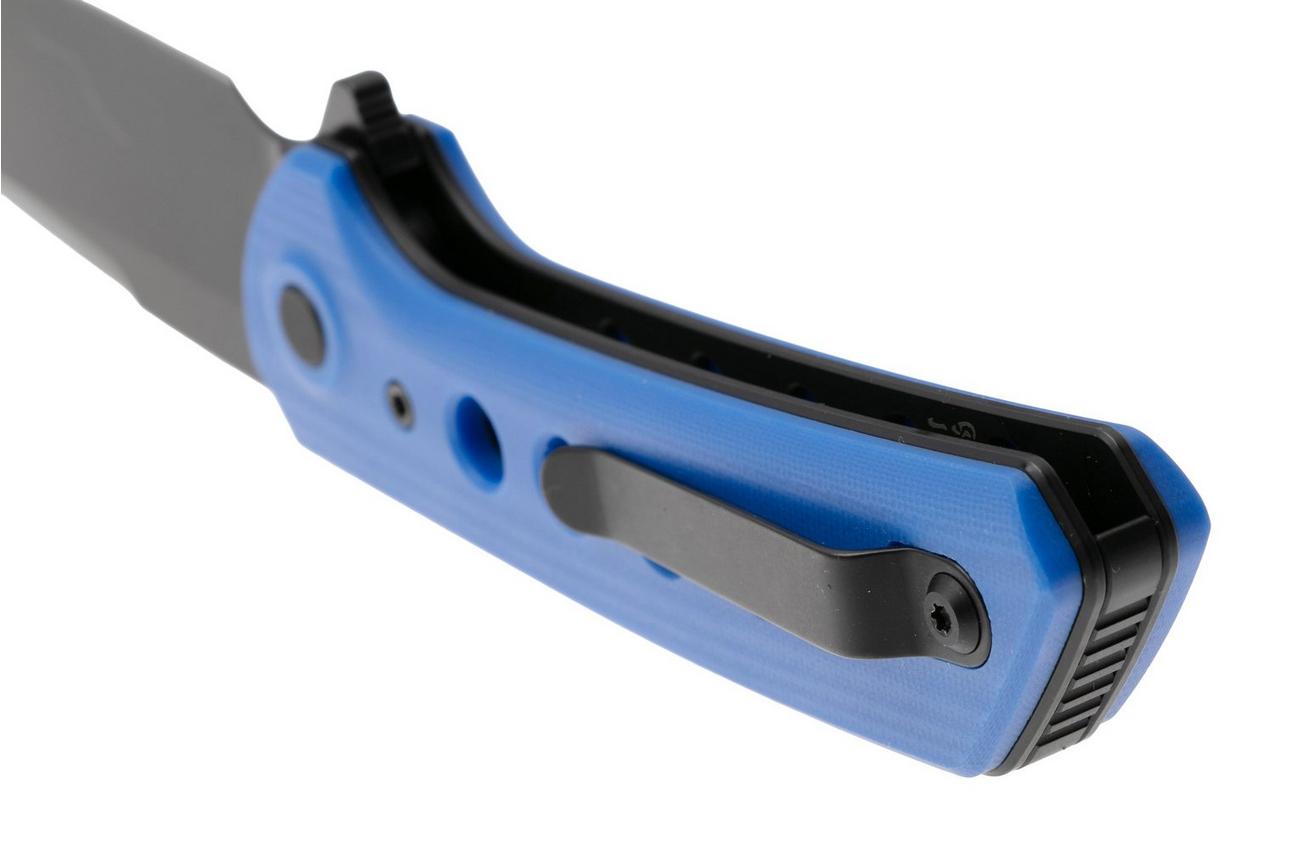 Reate PL-XF PVD Nitro-V, Blue G10, zakmes