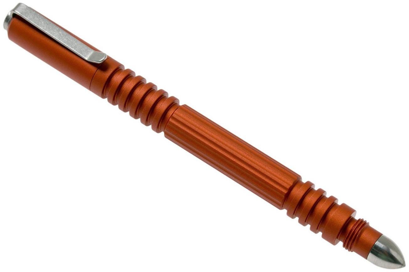 Rick Hinderer Investigator Pen Aluminium Matte Orange, tactische pen