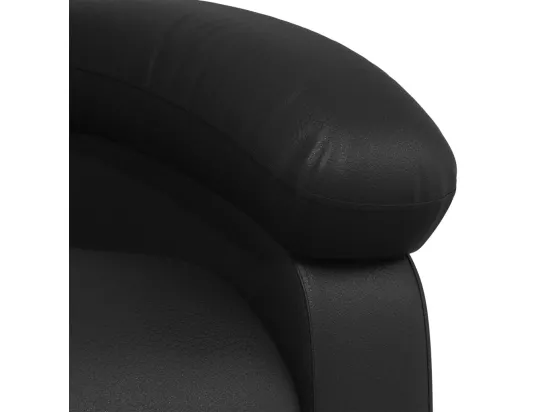 Fauteuil inclinable Noir Similicuir