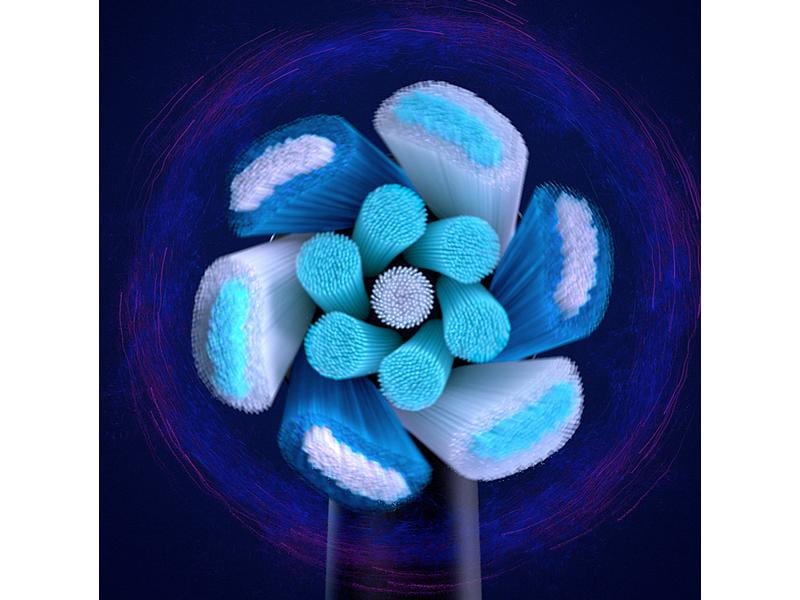 Oral-B Zahnbürstenkopf iO Ultimative Reinigung, Schwarz, 8 Aufsteckbürsten