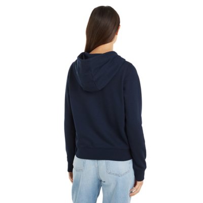 Sweatshirt zippé à capuche femme Navy TOMMY HILFIGER