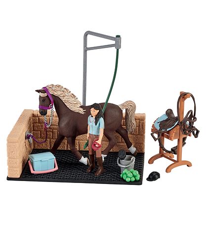 Schleich Horse Club - 20x16cm - Waschbecken m. Emily & Luna 4243