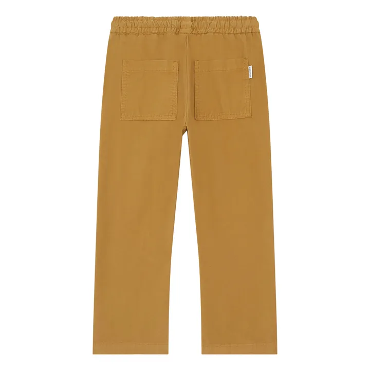 Hundred Pieces Pantalon Coton Bio Taille Elastiquée | Marron glacé