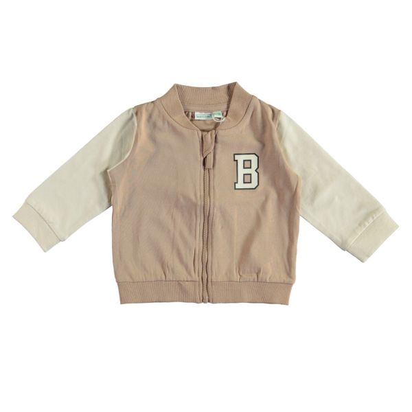 Babylook Bomberjack - Maat 50/56 - Warm Taupe/Buttercream