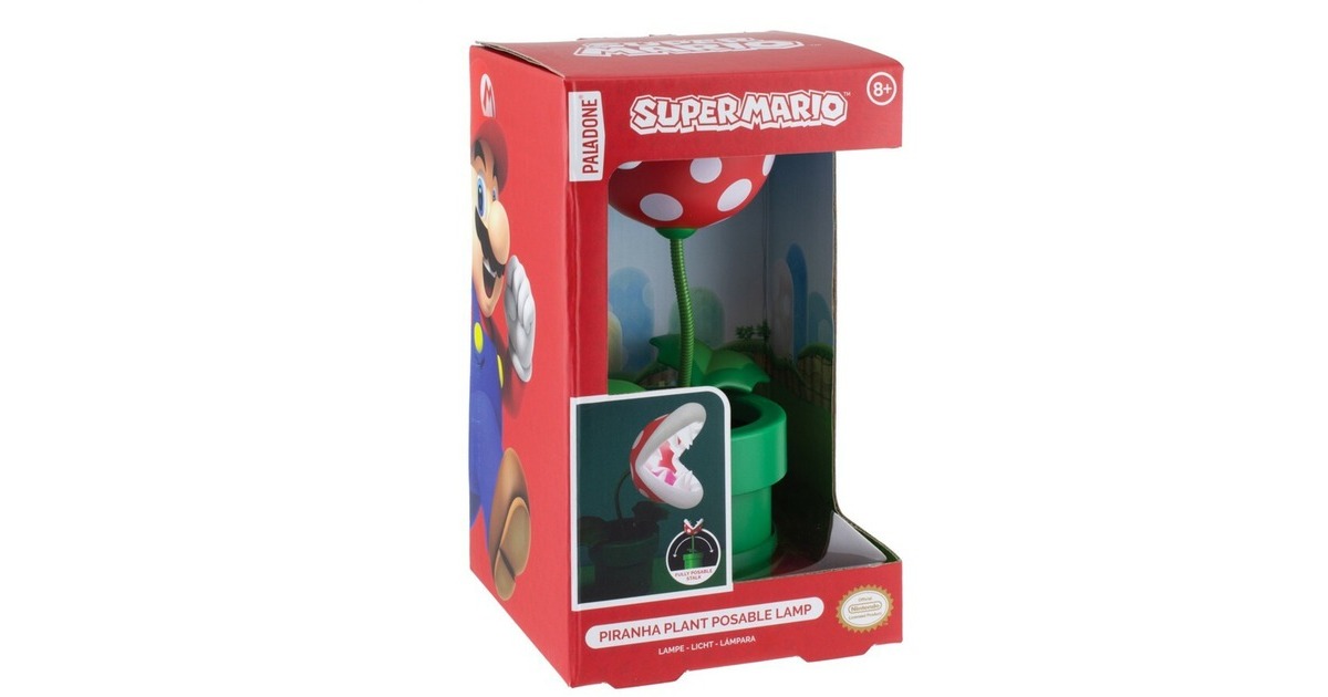 PaladoneSuper Mario: Mini Piranha Plant Posable Lamp verlichting