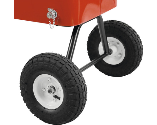Koelwagen, koelbox, AXI handkar, koelbox, rood