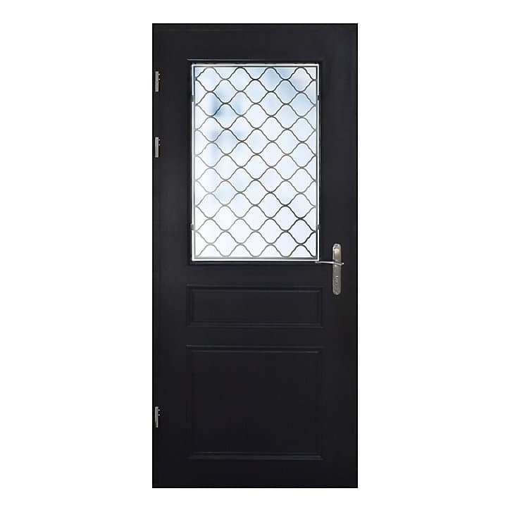 Porte d'entrée FORTIA bois Bolata 98 x h.218 cm poussant droit