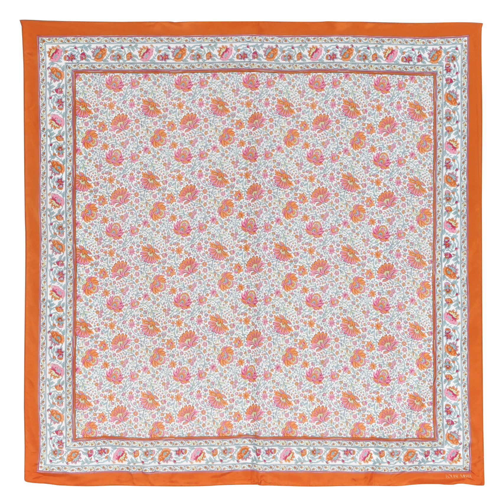 ROMY - Foulard imprimé en soie | Multicolore