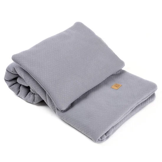 Parure de lit couette + oreiller pure   Gris        de               Vox