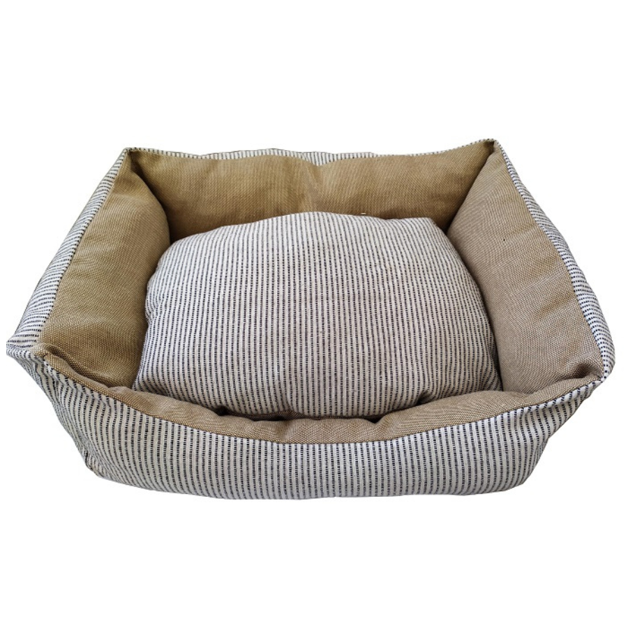 Berço quadrado bicolor T1 50x40 bege