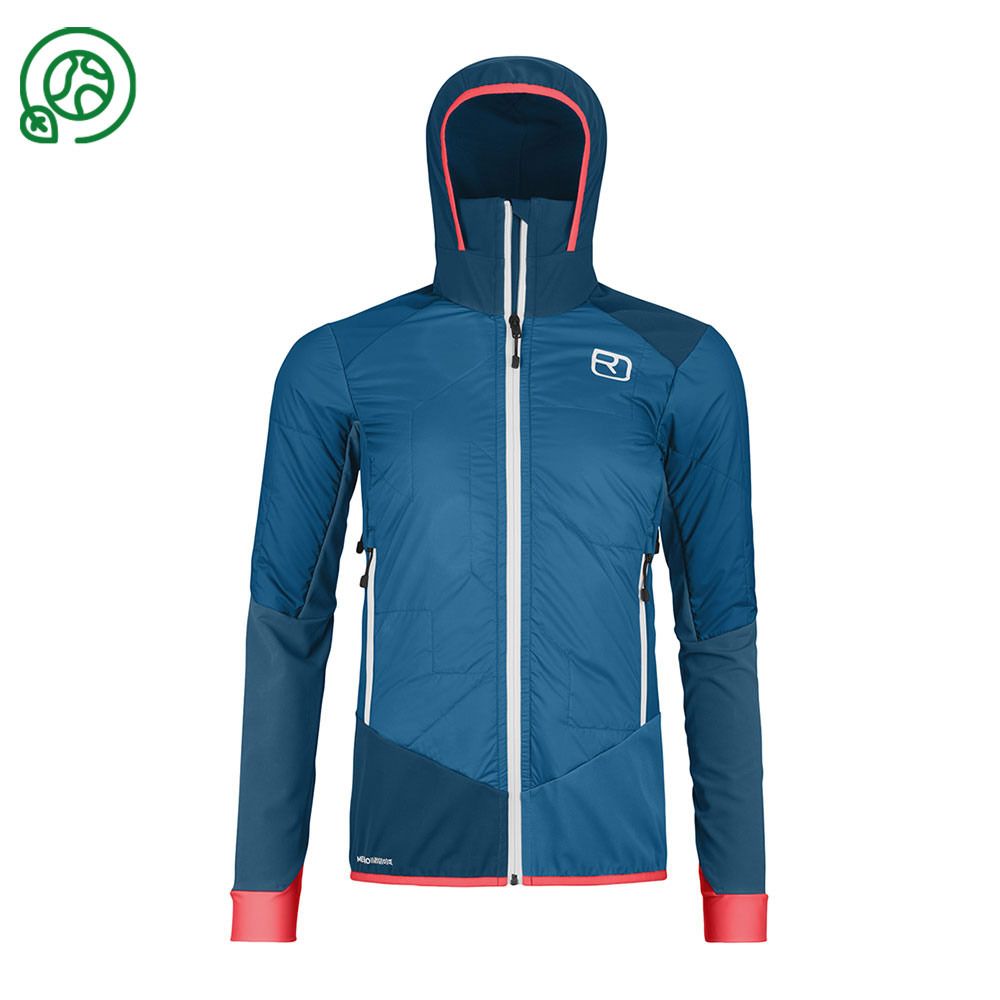 Ortovox SWISSWOOL COL BECCHEI - Veste ski Femme mountain blue