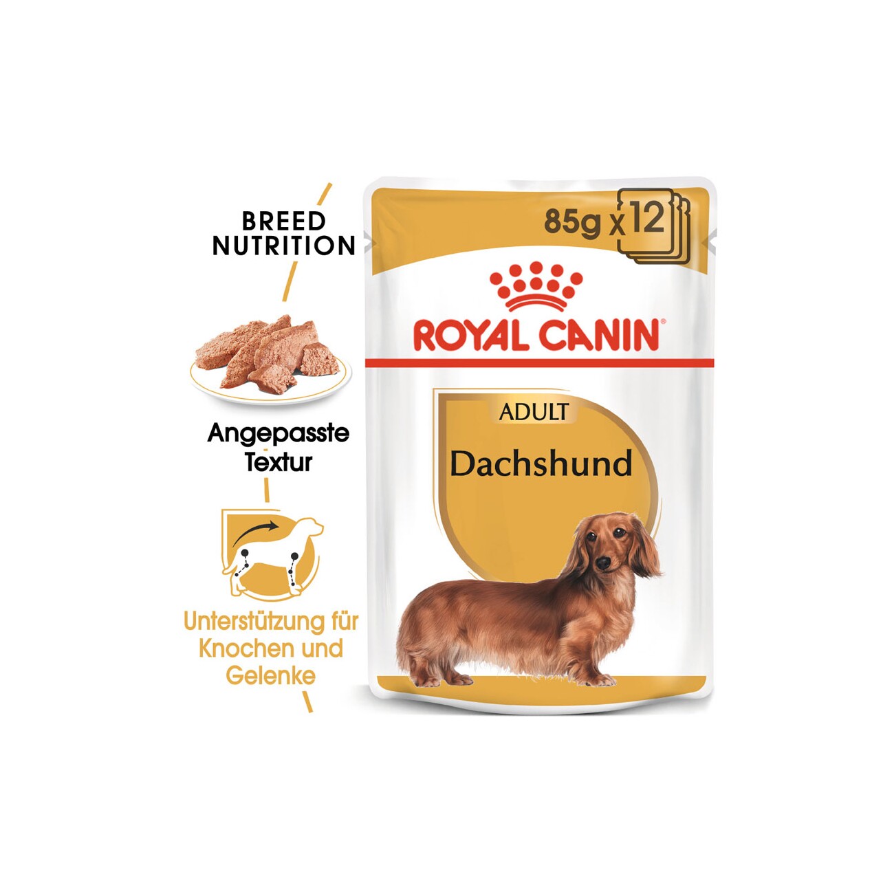 ROYAL CANIN Dachshund Adult Mousse 12x85 g