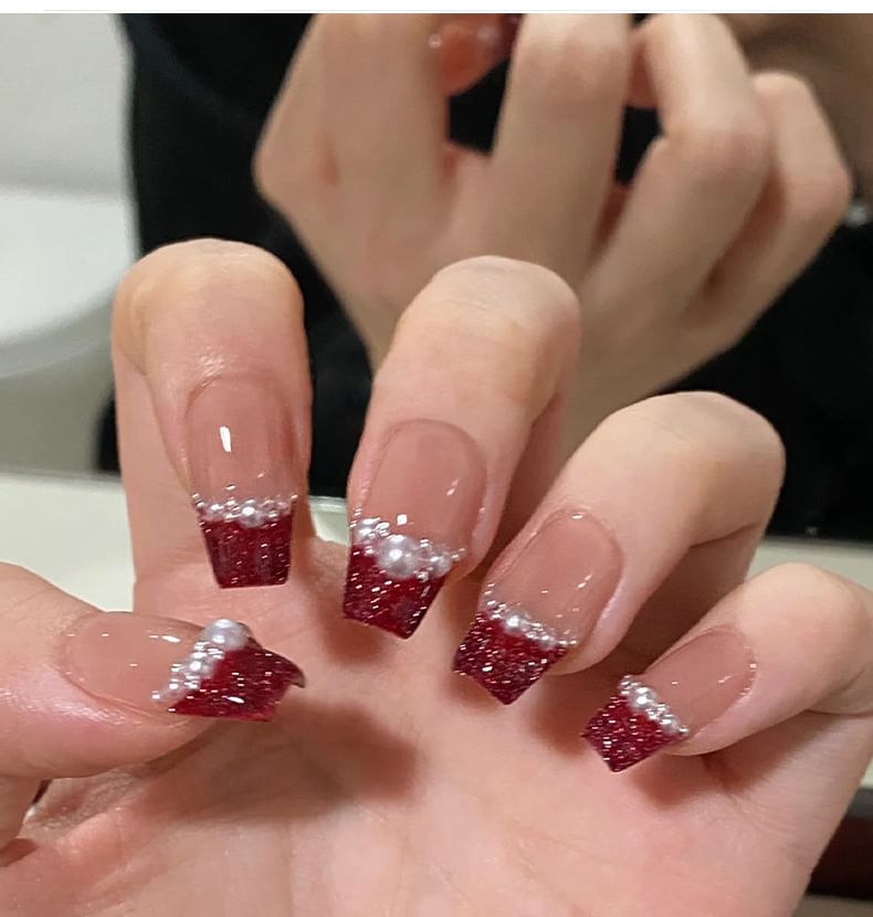 WGOMM - Faux Pearl Nail Art Decoratie (Diverse Ontwerpen)