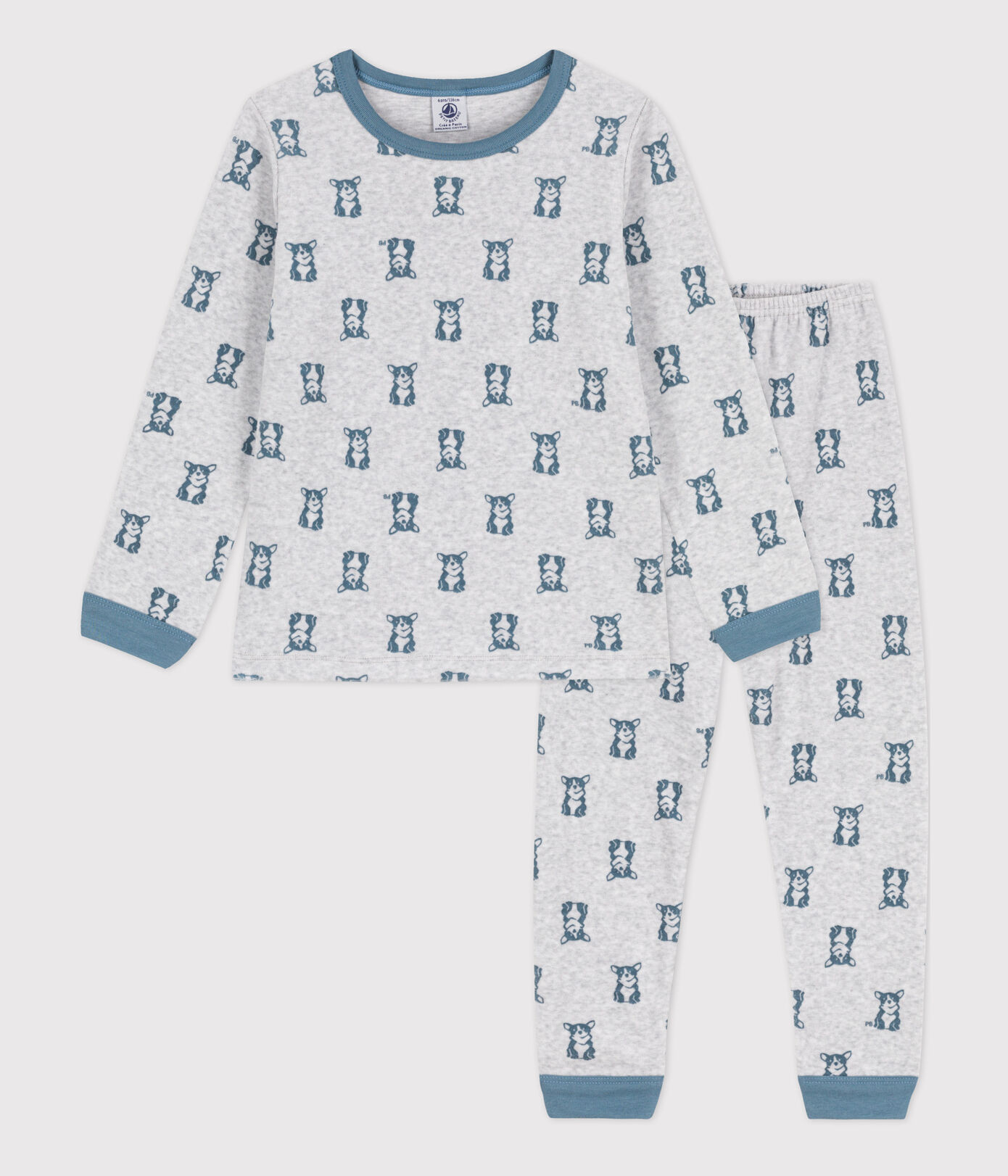 Pyjama petite fille/petit garçon en velours