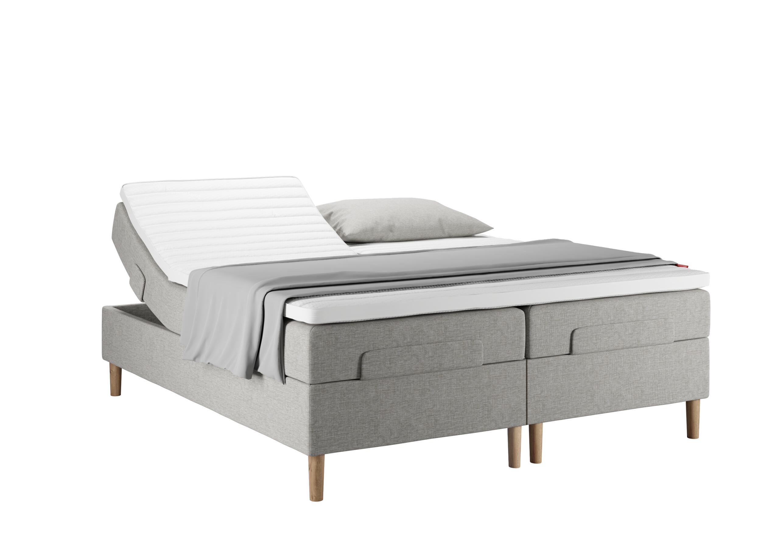 Wonderland 412 W8 inkl. topmadras, 210 x 210 cm elevationsseng