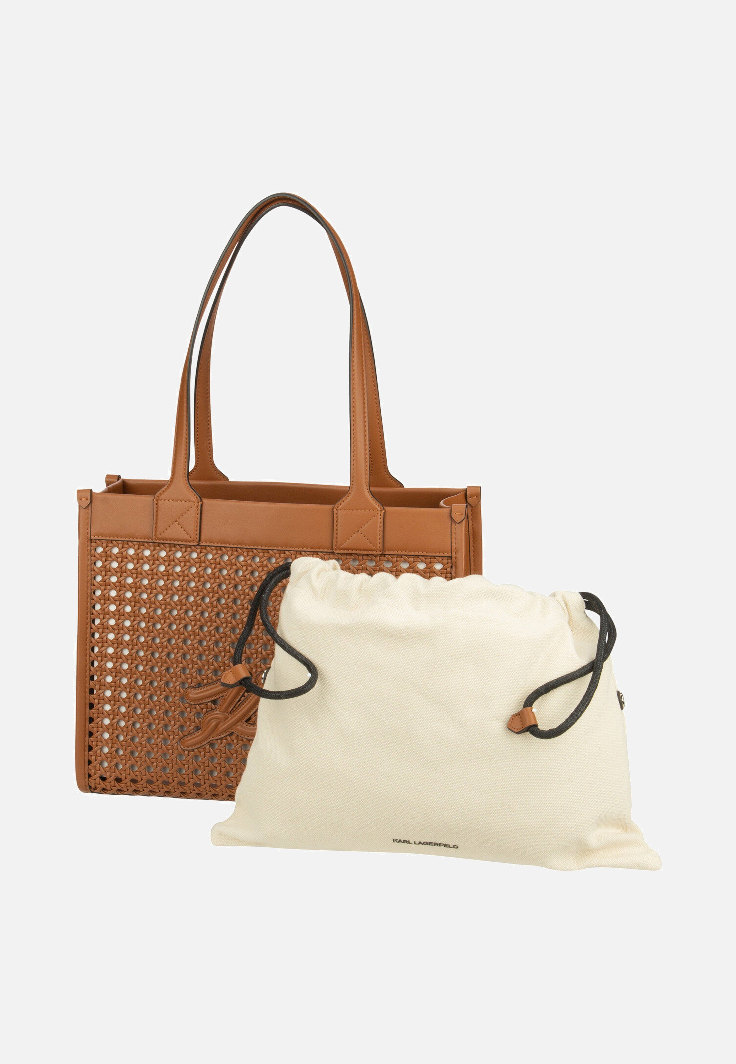 K/Skuare MD Woven 30052 Dark Tan - Shopper