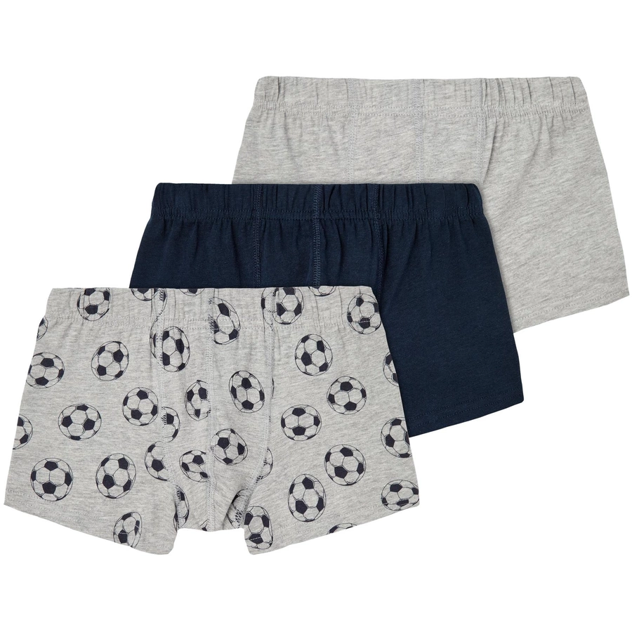 name it Boxershorts 3er Pack Grey Melange