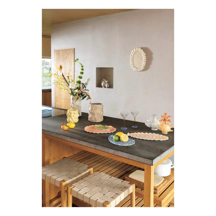 &Klevering Miroir Dribble | Blanc