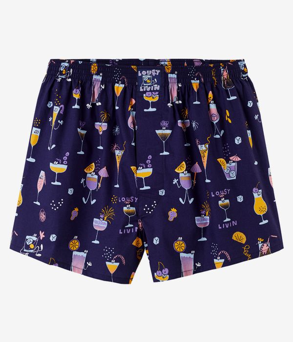 Lousy Livin Cocktails Boxershorts (navy)