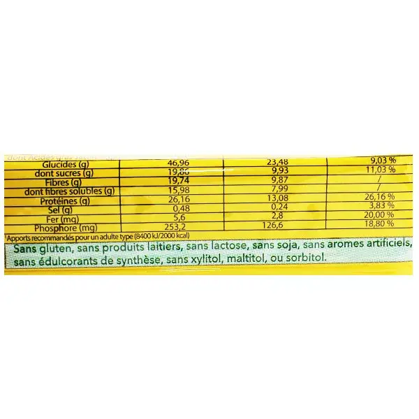 Vit'all+ Barre Protéinée Végétale Banane Bio 50g