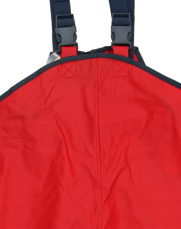 Regen-Latzhose BASIC in rot (Größe: 128)