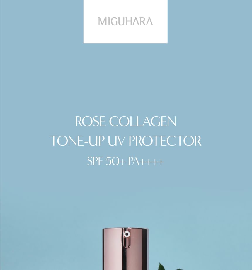 MIGUHARA - Rose Collagen Tone-up UV-beschermer