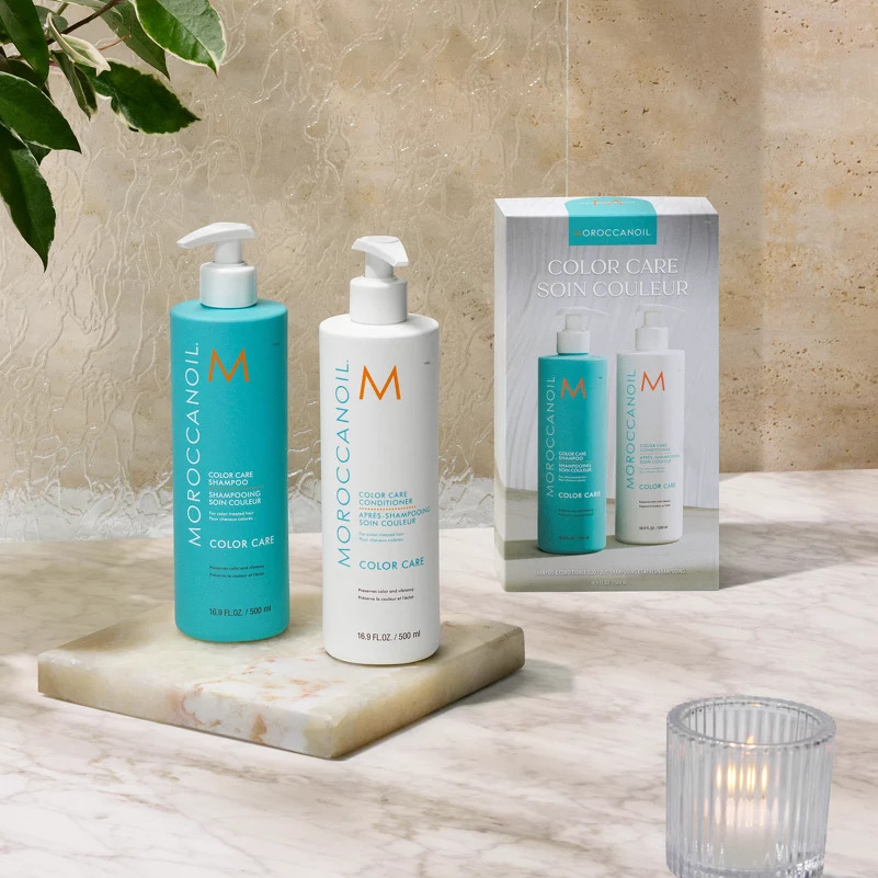 Moroccanoil Duo Box Color Care Shampoo + Conditioner 500 ml (Limited Edition)