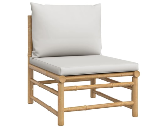 LES TENDANCES - Salon extérieur Salon de jardin-gris-5 places-55x65x30-490635
