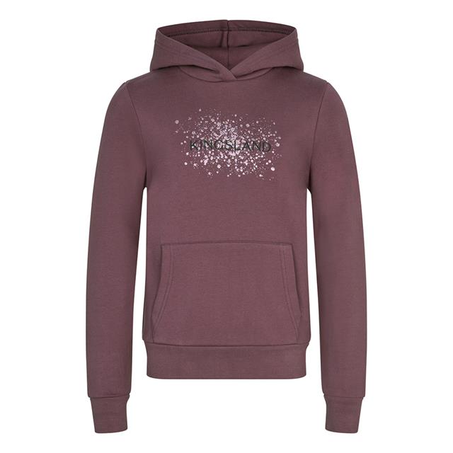 Hoodie Kingsland KLMadeline Kids Donkerpaars