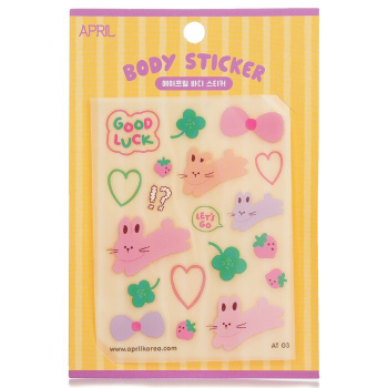 April Korea April Body Sticker