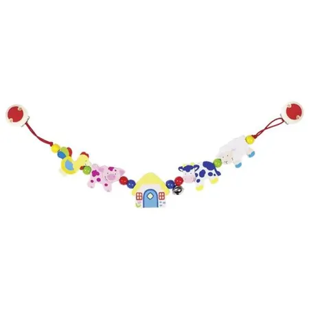 Heimess Kinderwagenkette Bauernhoftiere