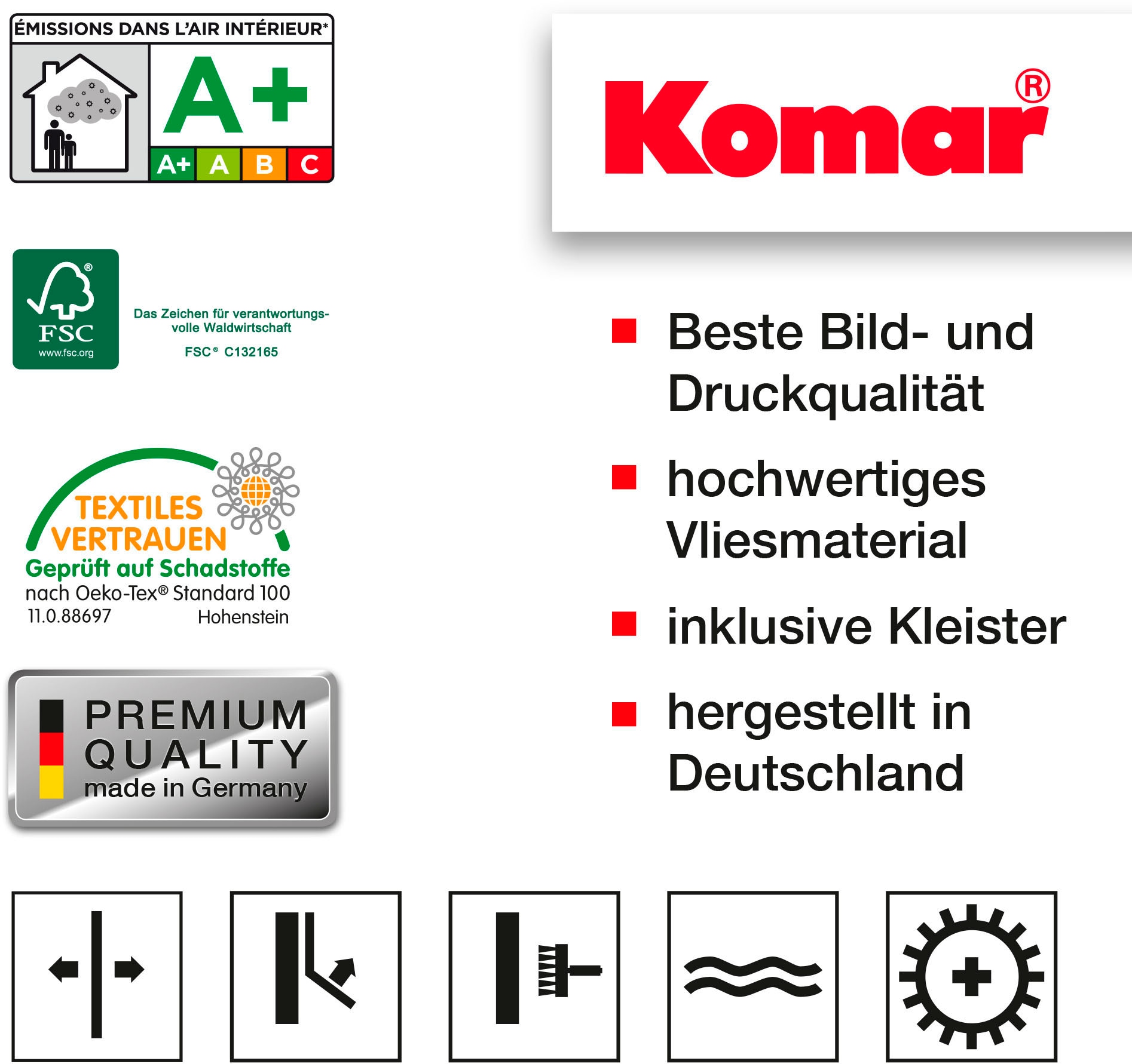 Komar Vliestapete »Digitaldruck Vlies -  Beautiful Bijoux - Grösse 400 x 250 cm« bedruckt glatt Wohnzimmer, Schlafzimmer